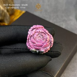 Bức Tranh Tự Nhiên: Kết Hợp Tinh Xảo Của Ruby và Hoa Mẫu Đơn #MĐRB4
