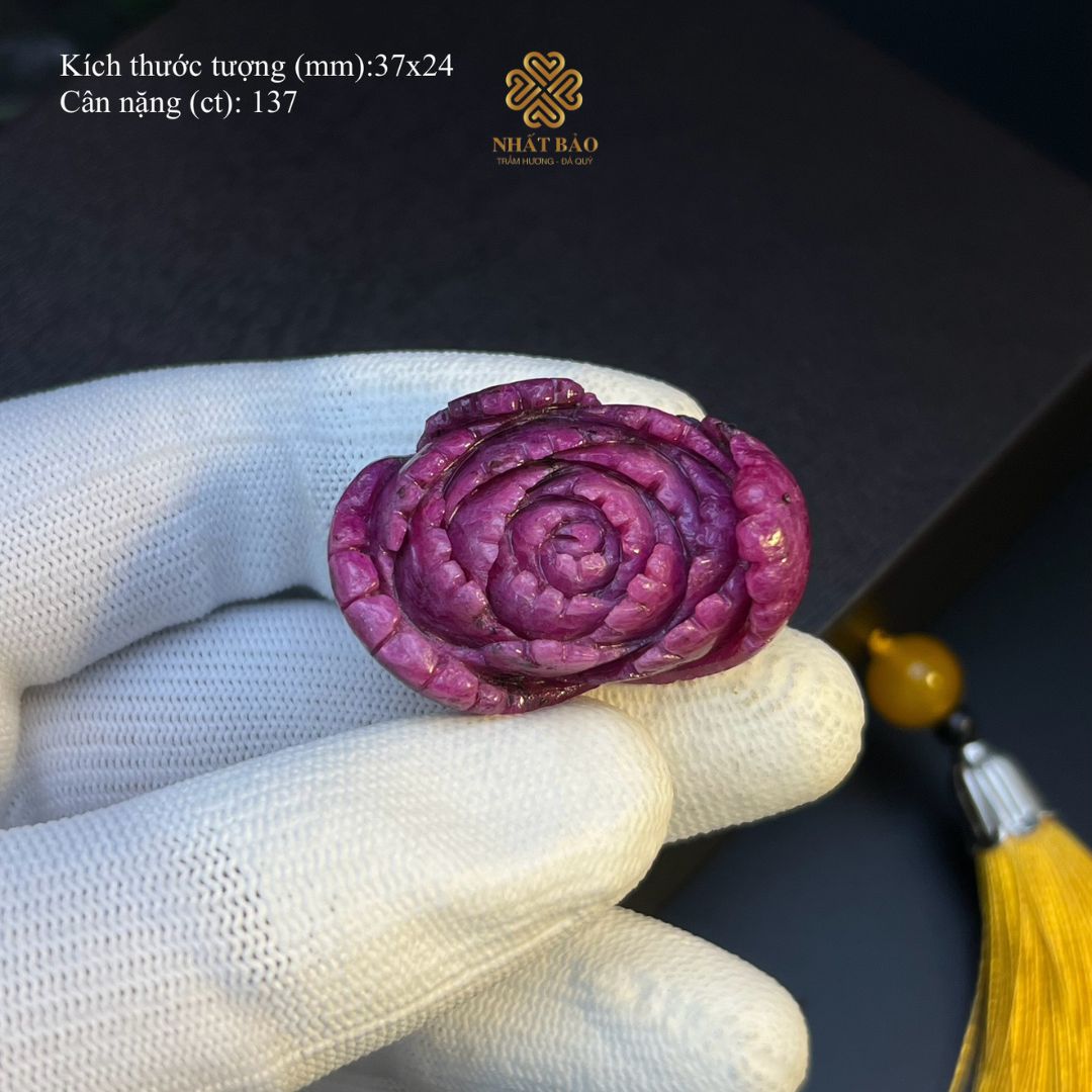 Ruby Thiên Nhiên: Hoa Mẫu Đơn Nở Rực Sắc #MĐRB41379