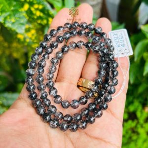 Alternative view of Kiệt tác thủ công: Vòng Tay Thạch Anh Tóc Đen VIP #VTTĐ469