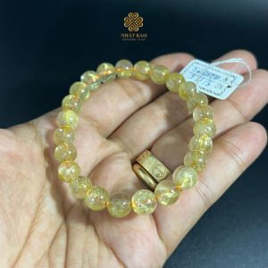 Alternative view of Thạch Anh Tóc Vàng VIP: Sức Hút Tinh Tế Trên Đôi Bàn Tay của Bạn #VTTV489