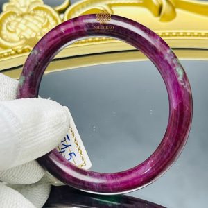 Vòng Tay Bản Độc Đáo: Hòa Mình Trong Sắc Đỏ Tự Nhiên của Ruby #VTRB4519