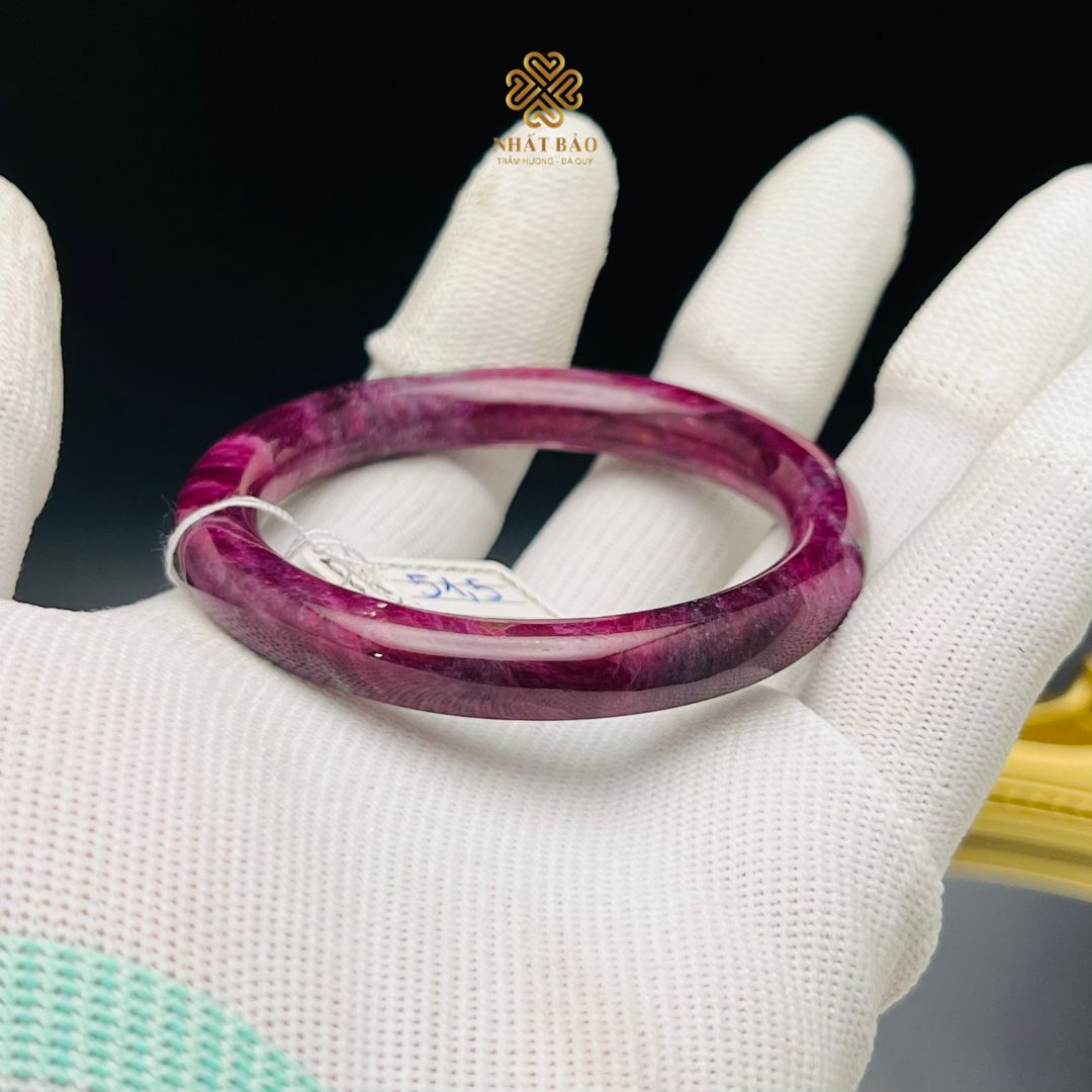 Vòng Tay Bản Độc Đáo: Hòa Mình Trong Sắc Đỏ Tự Nhiên của Ruby #VTRB4519 - Ảnh 3