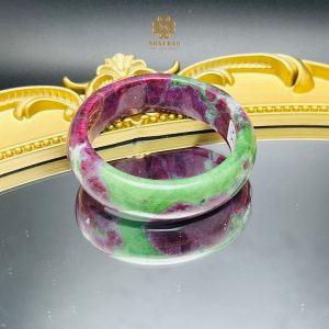 Tinh Khiết và Quý Phái: Vòng Tay Bản Ruby Thiên Nhiên Hút Mắt #VTRB4539