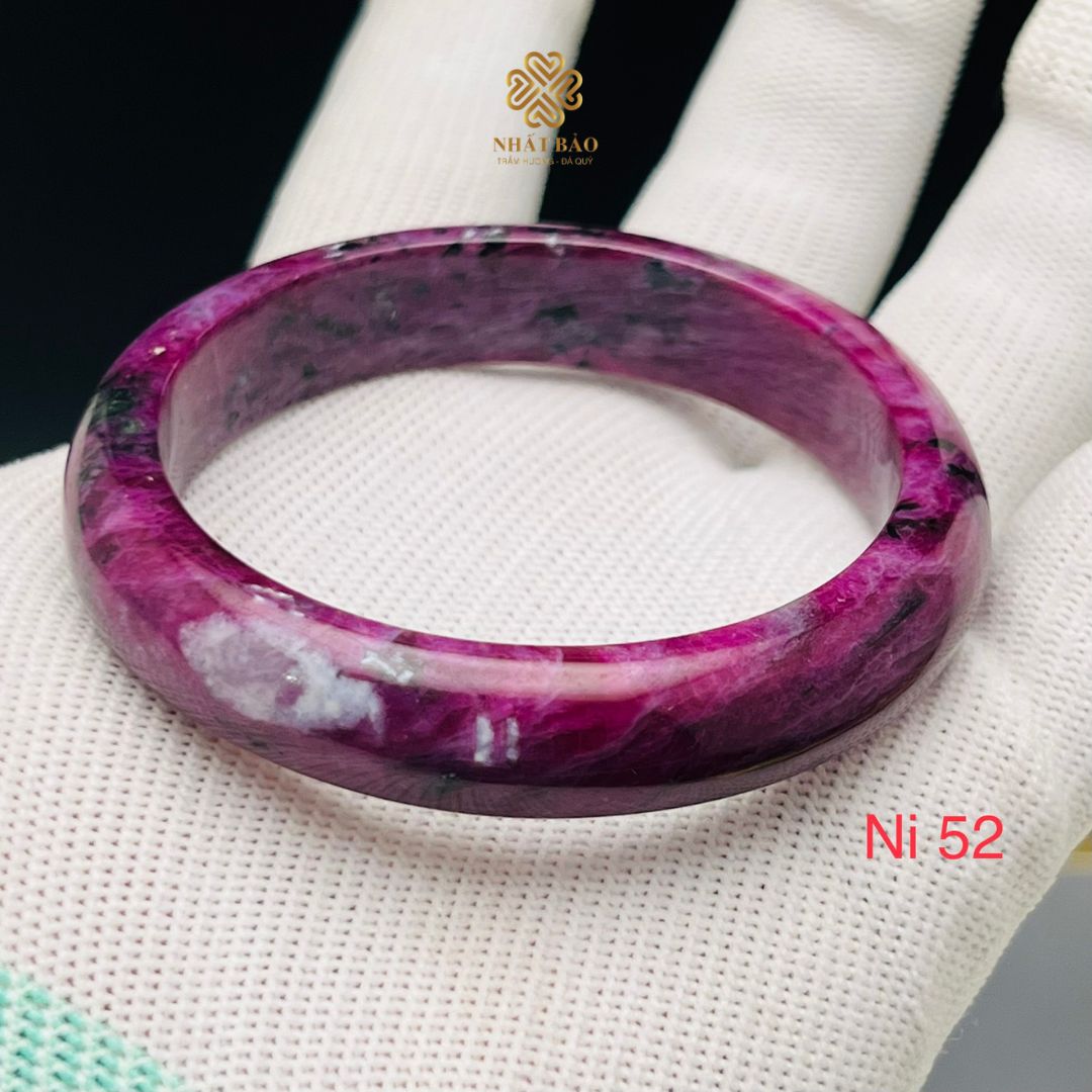 Nâng Tầm Phong Cách: Vòng Tay Bản với Đá Ruby Thiên Nhiên #VTRB4529