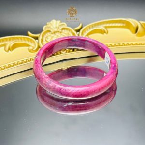Alternative view of Nâng Tầm Phong Cách: Vòng Tay Bản với Đá Ruby Thiên Nhiên #VTRB4529