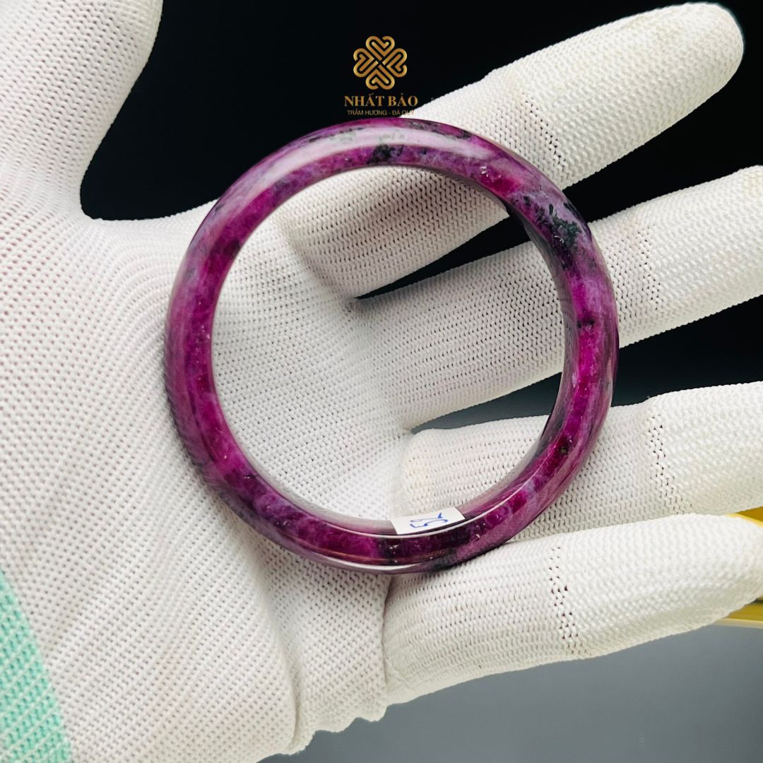 Nâng Tầm Phong Cách: Vòng Tay Bản với Đá Ruby Thiên Nhiên #VTRB4529 - Ảnh 3