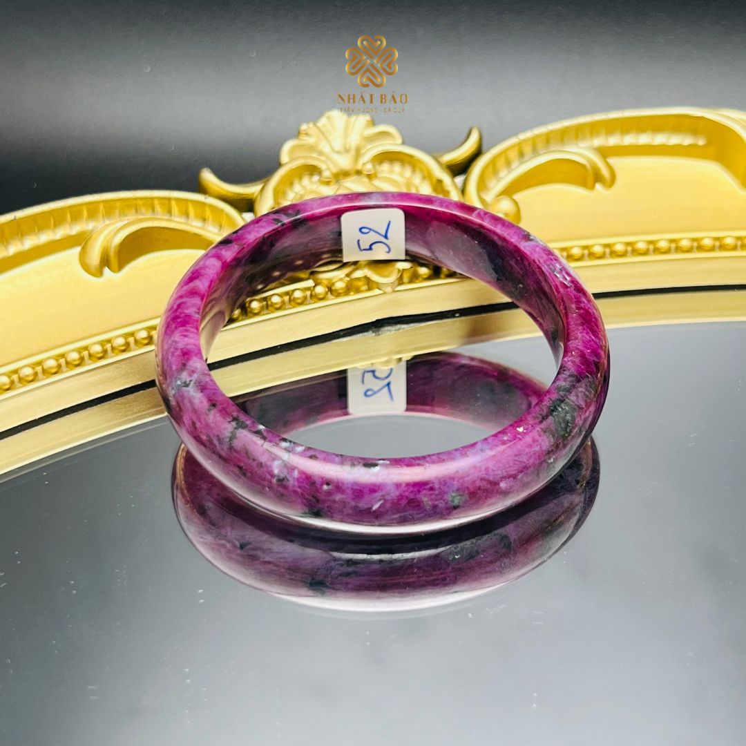 Nâng Tầm Phong Cách: Vòng Tay Bản với Đá Ruby Thiên Nhiên #VTRB4529 - Ảnh 6