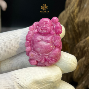 Alternative view of Chân Thành và Linh Thiêng: Phật Di Lạc Ruby Thiên Nhiên #DLRB41279