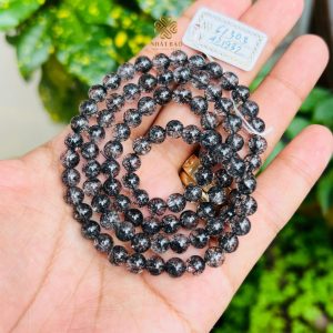 Mang lại may mắn và bảo vệ: Vòng Tay Thạch Anh Tóc Đen VIP #VTTĐ469