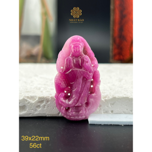 Tạo Năng Lượng Tốt lành: Ruby Thiên Nhiên trong Thiết Kế Quán Âm Phong Thủy #QARB4569