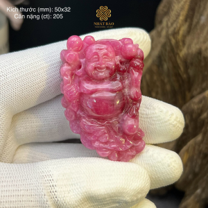 Ruby Thiên Nhiên và Phật Di Lạc Phong Thủy: Hòa Quyện Tinh Tế Cho Sự Thịnh Vượng! #DLRB42059
