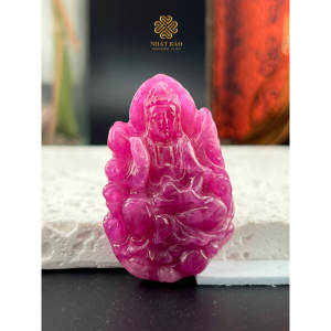 Alternative view of Linh Thiêng và Bình An: Tượng Quán Âm Phong Thủy Ruby Thiên Nhiên #QARB4989