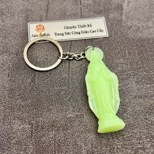 Móc Khóa Tượng Đức Mẹ Ban Ơn Phát Sáng Trong Tối