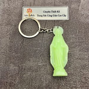 Alternative view of Móc Khóa Tượng Đức Mẹ Ban Ơn Phát Sáng Trong Tối