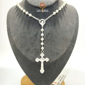 Dây Chuyền Mân Côi Bạc 990 Size 8mm