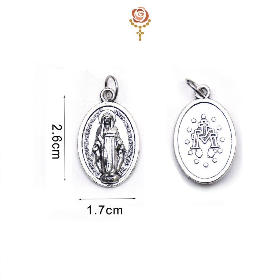 Mặt Dây Đức Mẹ Ban Ơn. Hợp Kim Đúc Thủ Công. MM4029. - Ảnh 2