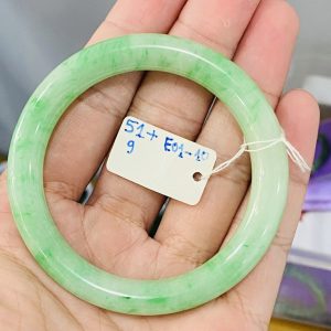 Vòng Ngọc Phỉ Thúy Xanh Lý Ni 51 Chột 9 Bản Đũa