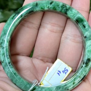 Vòng Ngọc Phỉ Thúy Sơn Thủy Type A Hiếm Ni 53/54