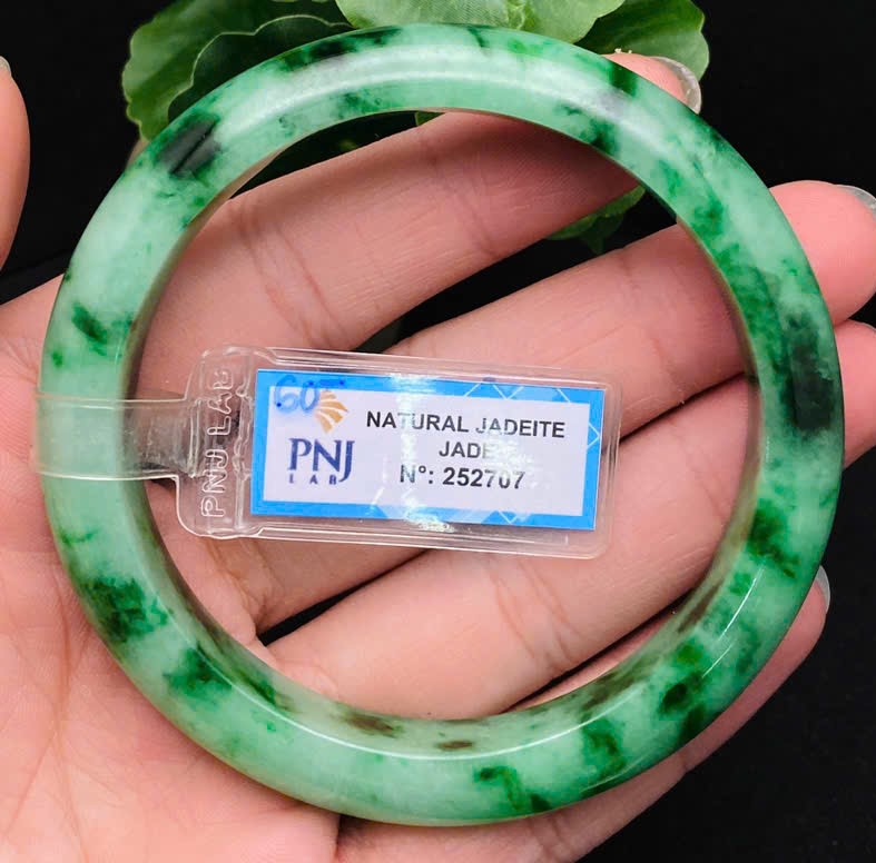 Vòng Cẩm Thạch Sơn Thủy Lý Hoa Bay Ni 60 - Ảnh 4