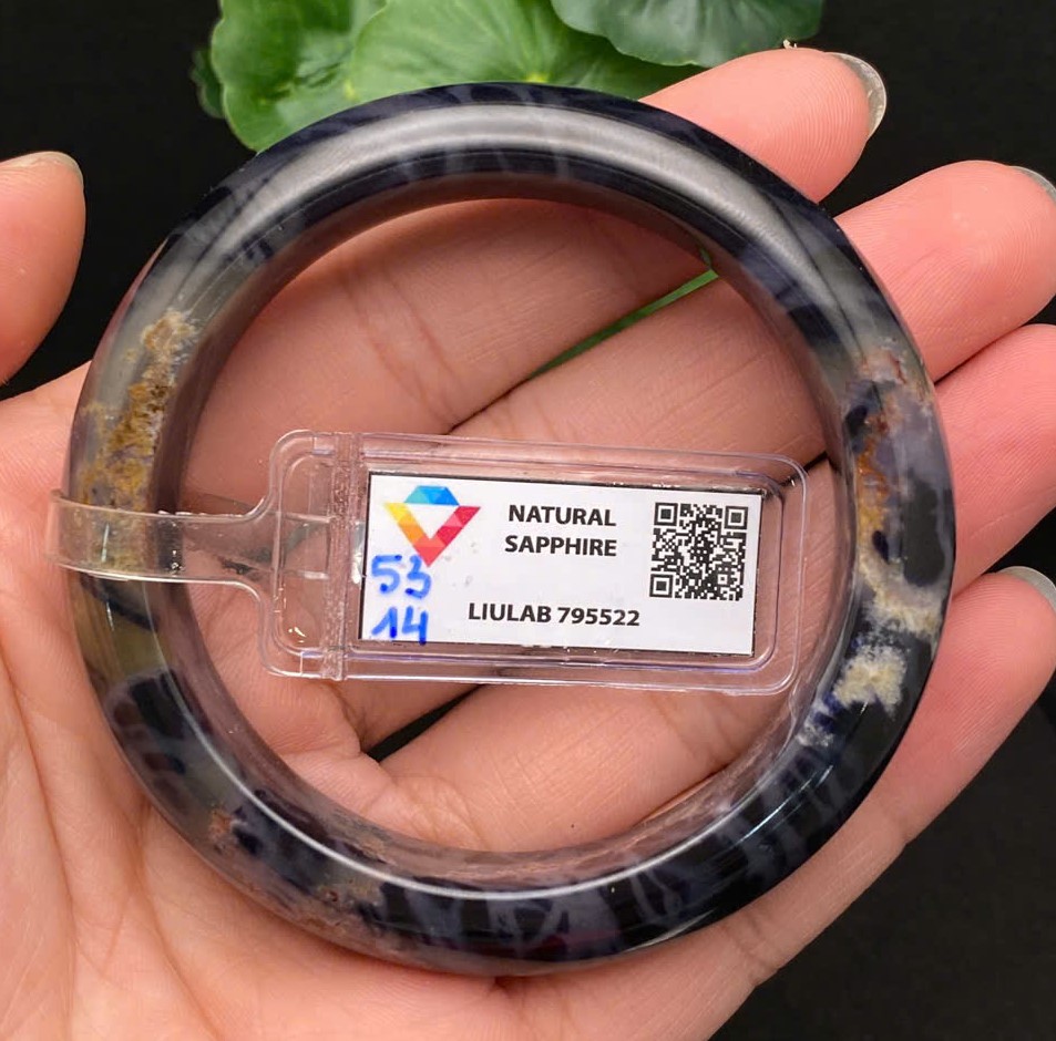 Vòng Sapphire Xanh Thiên Nhiên Ni 55 - Ảnh 3