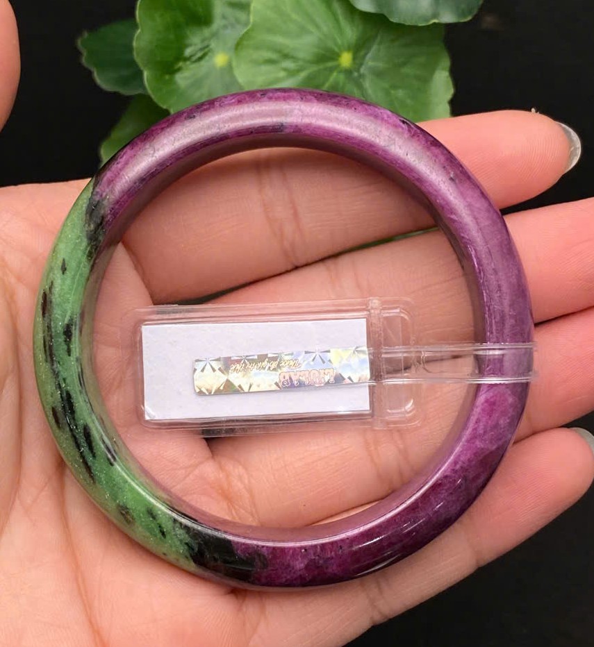 Vòng Ruby Huyết Bồ Câu Thiên Nhiên Ni 54.5 - Ảnh 2