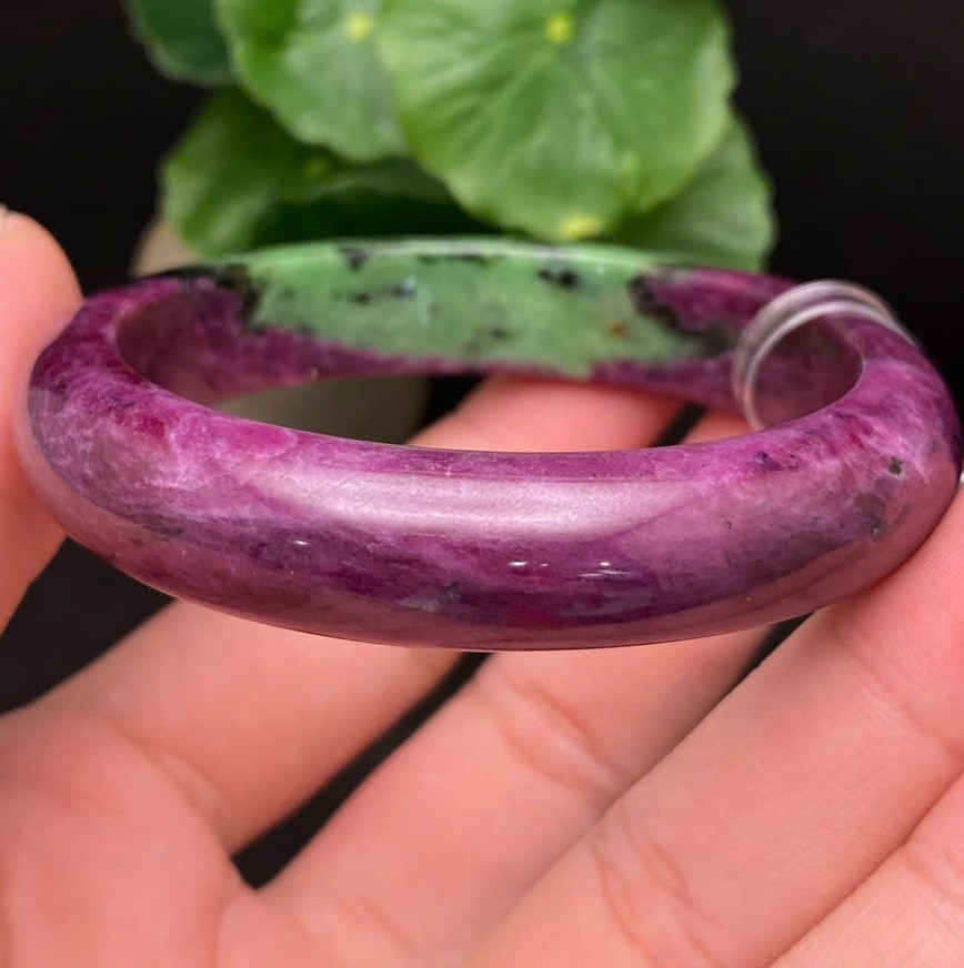 Vòng Ruby Huyết Bồ Câu Thiên Nhiên Ni 54.5 - Ảnh 3