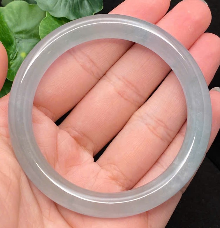 Vòng Cẩm Thạch Lam Băng Thiên Nhiên Ni 57 - Ảnh 2