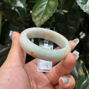 Vòng Ngọc Cẩm Thạch Phỉ Thuý TypeA- Màu Bạch Ngọc Lý Hoàng Phỉ
