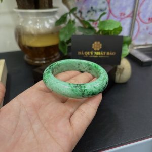 Alternative view of Vòng Cẩm Thạch Phỉ Thuý TypeA- Lý Táo - Ni 52/53/54/55
