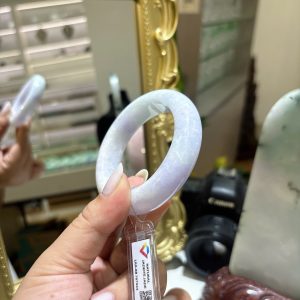 Alternative view of Vòng Cẩm Thạch Phỉ Thuý TypeA- Bạch Ngọc Tím Lý Xuân Tài - Ni 54