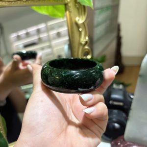 Alternative view of Vòng Cẩm Thạch Phỉ Thuý TypeA - Sơn Thuỷ VIP Bản Cối - Ni 52/56