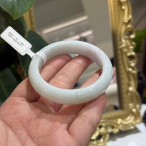 Vòng Cẩm Thạch Phỉ Thuý TypeA - Bạch Ngọc Lý Ẩn Tím -Ni 52