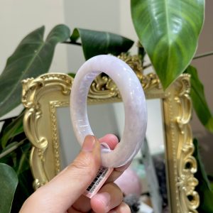 Alternative view of Vòng Cẩm Thạch Phỉ Thúy TypeA - Tím nhẹ trong - Ni54