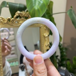 Alternative view of Vòng Cẩm Thạch Phỉ Thúy TypeA - Tím Lý Nhẹ Trong  - Ni 54