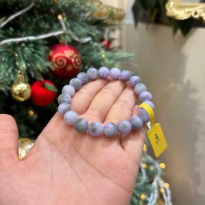 Chuỗi Cẩm Thạch Phỉ Thuý TypeA - Tím Lam -10li