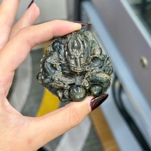 Tượng Rồng Sapphire - Cao 48mm Ngang 50mm